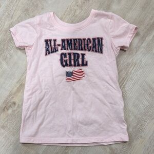 The Children's Place Pink All-American Girl Tee